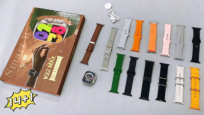 14 In 1 V22 Max Ultra Watch With 14 Strap | Best Quality Smartwatch (Random color)
